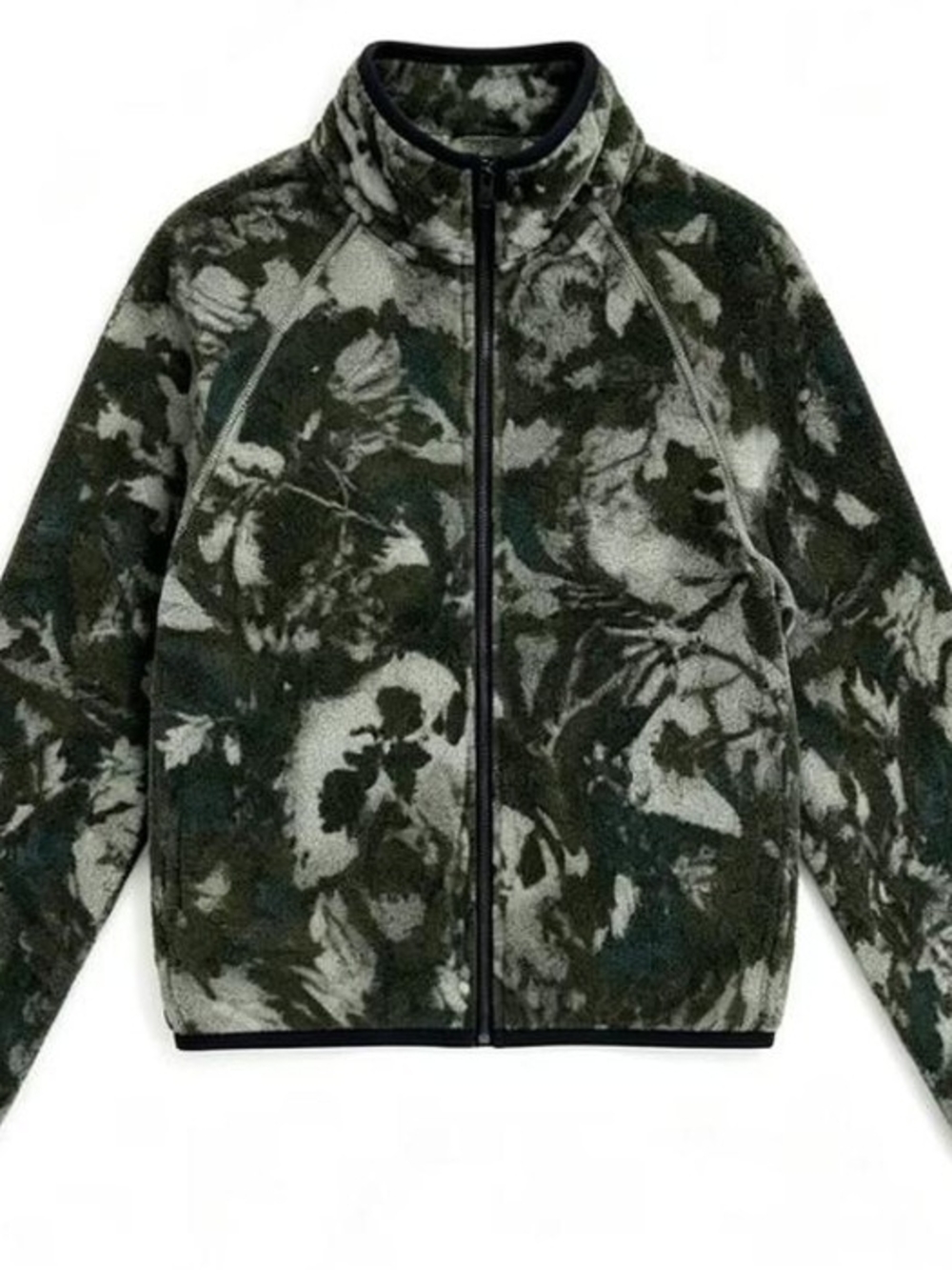 Camouflage Fleece NWT  Zip Jacket 14/16 wonder nation Boys Green w/Pockets